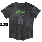 Taylor Walls Toddler Tampa Bay Rays Charcoal Limited 2024 City Connect Jersey