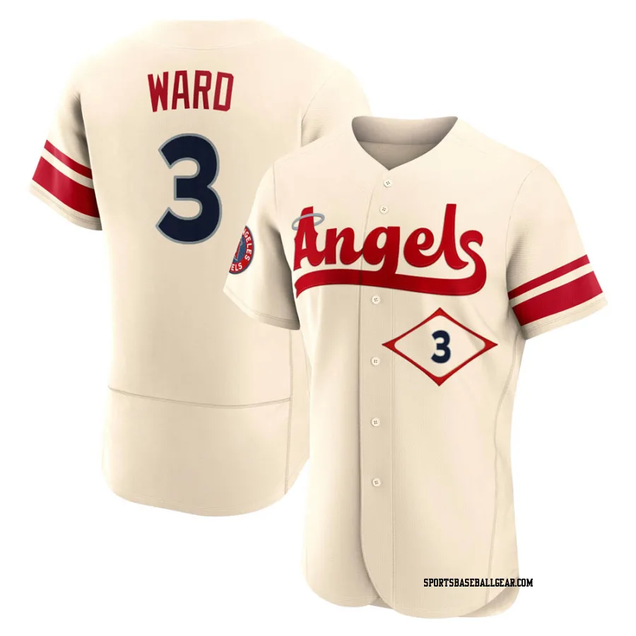 Taylor Ward Men's Los Angeles Angels Cream Authentic 2022 City Connect Jersey