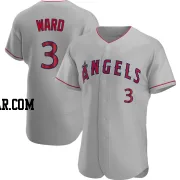 Taylor Ward Men's Los Angeles Angels Gray Authentic Road Jersey