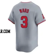 Taylor Ward Men's Los Angeles Angels Gray Limited Away Jersey