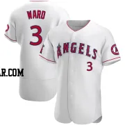 Taylor Ward Men's Los Angeles Angels White Authentic Jersey