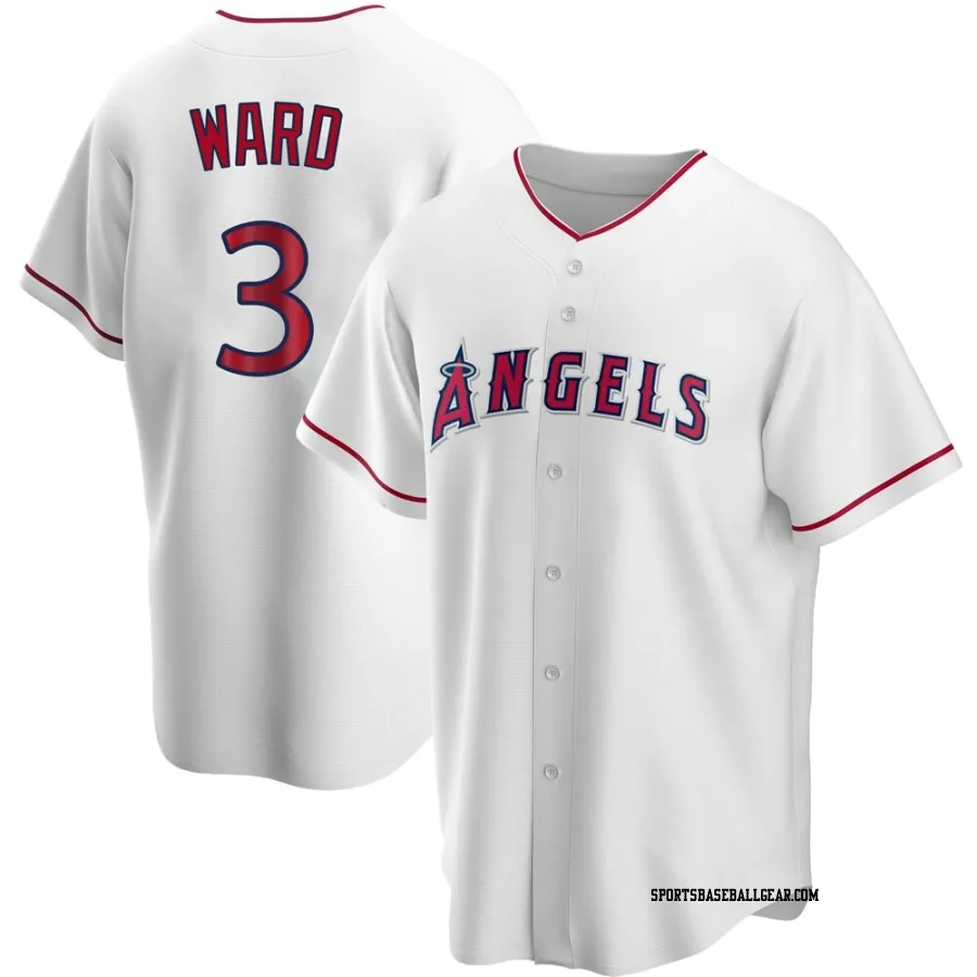 Taylor Ward Men's Los Angeles Angels White Replica Home Jersey