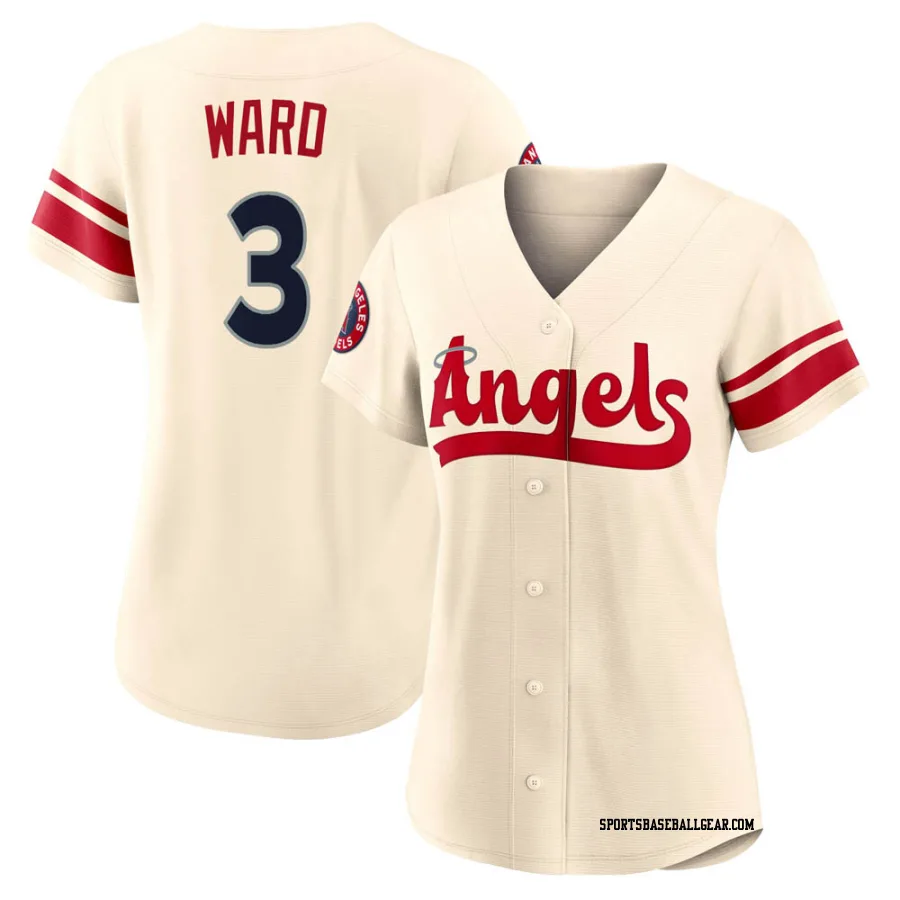 Taylor Ward Women's Los Angeles Angels Cream Authentic 2022 City Connect Jersey