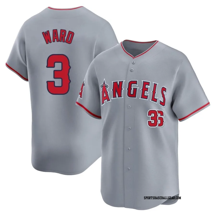 Taylor Ward Youth Los Angeles Angels Gray Limited Away Jersey