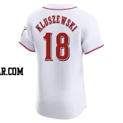 Ted Kluszewski Men's Cincinnati Reds White Elite Home Jersey