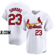 Ted Simmons Youth St. Louis Cardinals White Limited Home Jersey