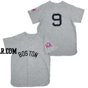 Ted Williams Men's Boston Red Sox Grey Authentic 1939 Throwback Jersey