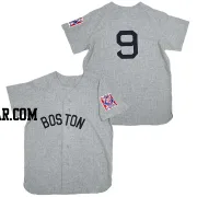 Ted Williams Men's Boston Red Sox Grey Replica 1939 Throwback Jersey