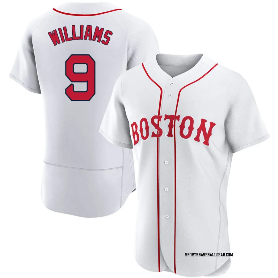 Ted Williams Men's Boston Red Sox White Authentic 2021 Patriots' Day Jersey