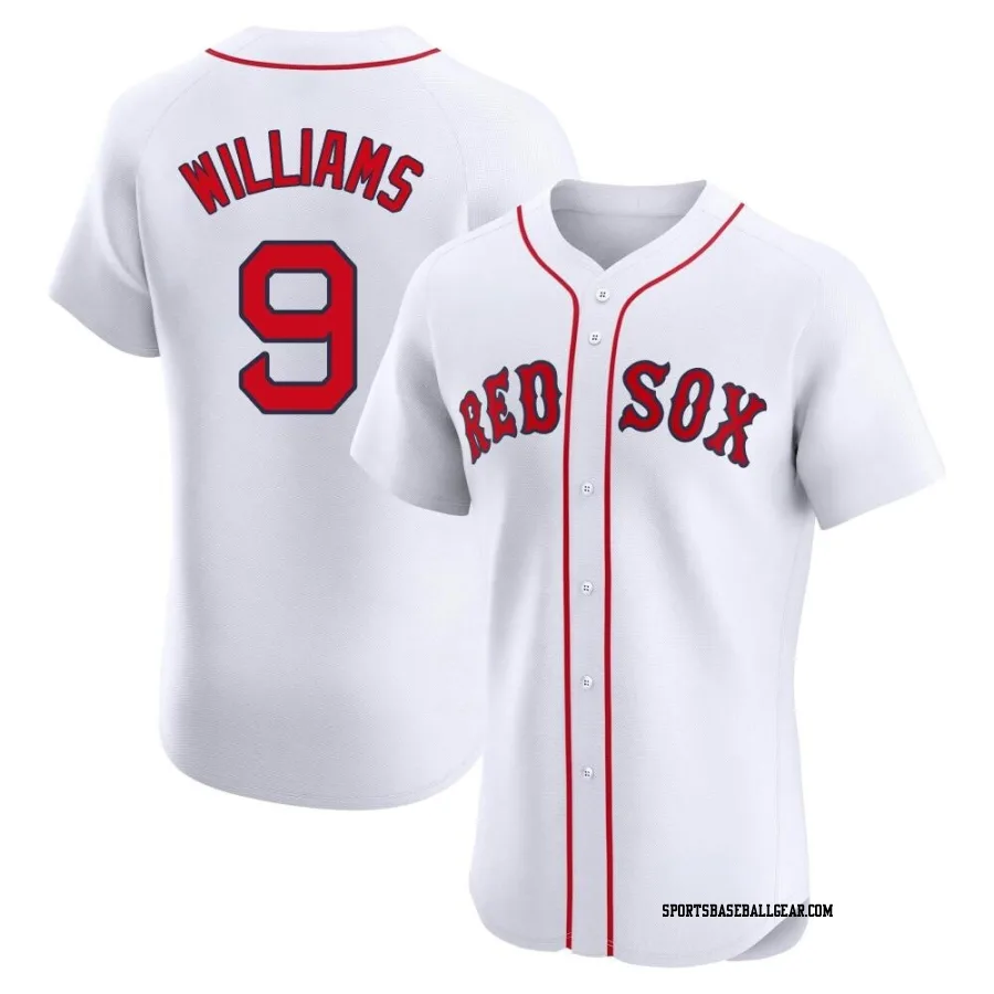 Ted Williams Men's Boston Red Sox White Elite Home Jersey