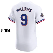 Ted Williams Men's Texas Rangers Gold Elite White 2024 Collection Jersey