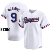 Ted Williams Men's Texas Rangers Gold Limited White 2024 Collection Jersey