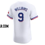 Ted Williams Men's Texas Rangers White Elite Home Jersey