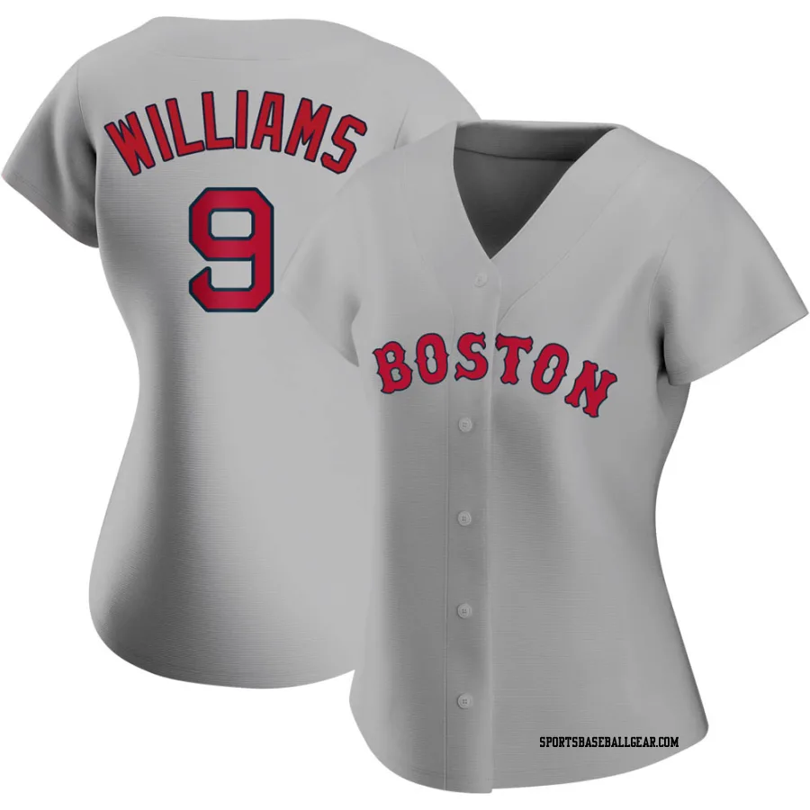 Ted Williams Women's Boston Red Sox Gray Authentic Road Jersey