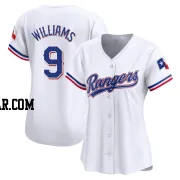 Ted Williams Women's Texas Rangers White Limited Home Jersey