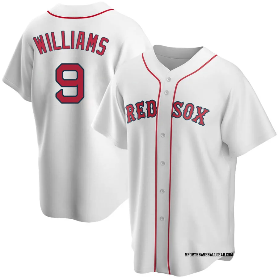 Ted Williams Youth Boston Red Sox White Replica Home Jersey