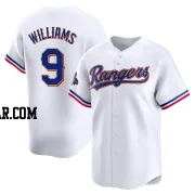 Ted Williams Youth Texas Rangers Gold Limited White 2024 Collection Jersey