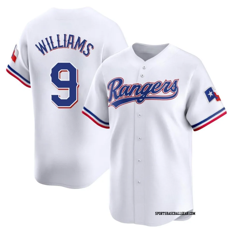 Ted Williams Youth Texas Rangers White Limited Home Jersey