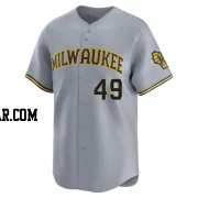 Teddy Higuera Youth Milwaukee Brewers Gray Limited Away Jersey