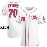 Tejay Antone Men's Cincinnati Reds White Authentic Home Jersey