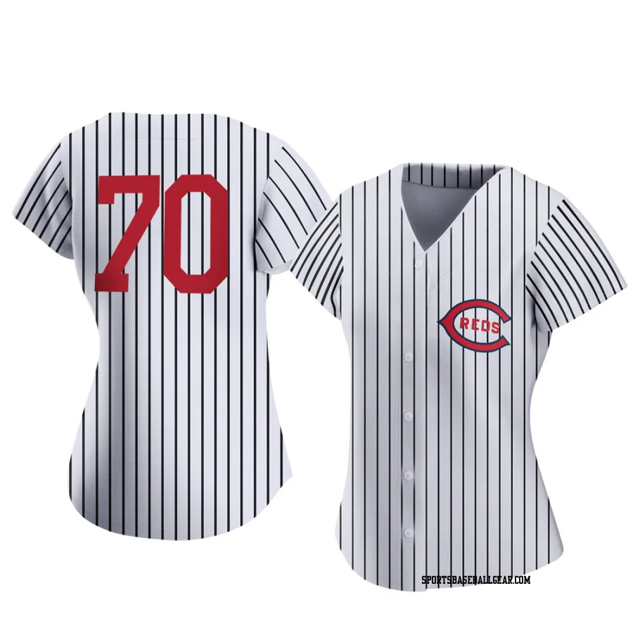 Tejay Antone Women's Cincinnati Reds White Authentic 2022 Field Of Dreams Jersey