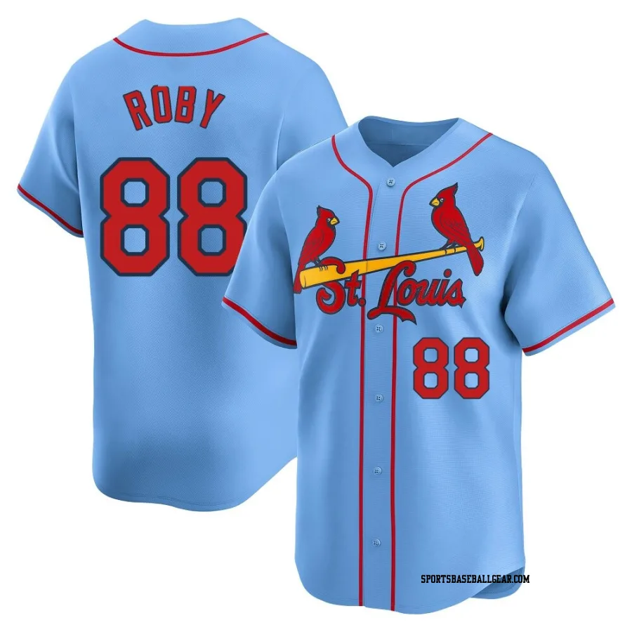 Tekoah Roby Men's St. Louis Cardinals Light Blue Limited Alternate Jersey