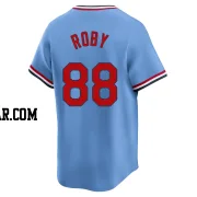 Tekoah Roby Men's St. Louis Cardinals Light Blue Limited Cooperstown Collection Jersey