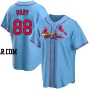 Tekoah Roby Men's St. Louis Cardinals Light Blue Replica Alternate Jersey