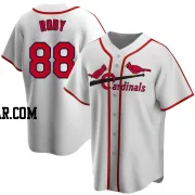 Tekoah Roby Men's St. Louis Cardinals White Home Cooperstown Collection Jersey