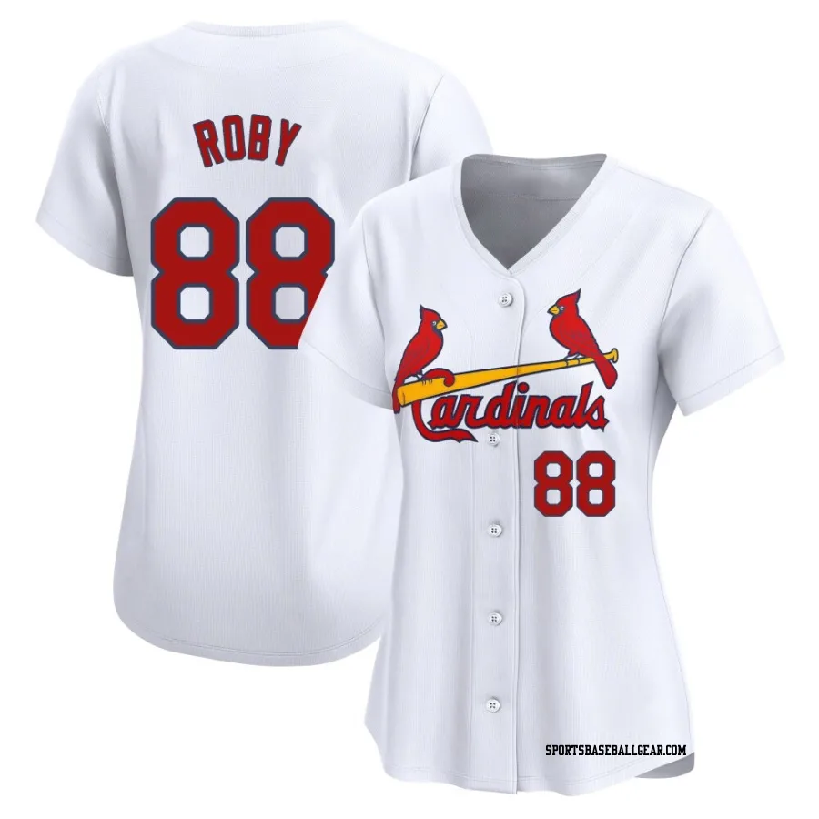 Tekoah Roby Women's St. Louis Cardinals White Limited Home Jersey