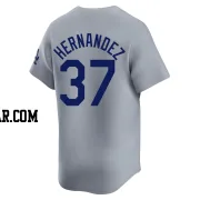 Teoscar Hernandez Men's Los Angeles Dodgers Gray Limited Away Jersey