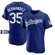 Teoscar Hernandez Men's Los Angeles Dodgers Royal Authentic 2021 City Connect Jersey