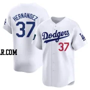 Teoscar Hernandez Men's Los Angeles Dodgers White Limited 2024 World Tour Seoul Series Home Jersey