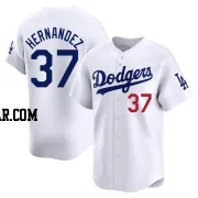 Teoscar Hernandez Men's Los Angeles Dodgers White Limited Home Jersey