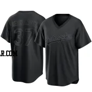 Teoscar Hernandez Youth Los Angeles Dodgers Black Replica Pitch Fashion Jersey