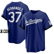 Teoscar Hernandez Youth Los Angeles Dodgers Royal Replica 2021 City Connect Jersey