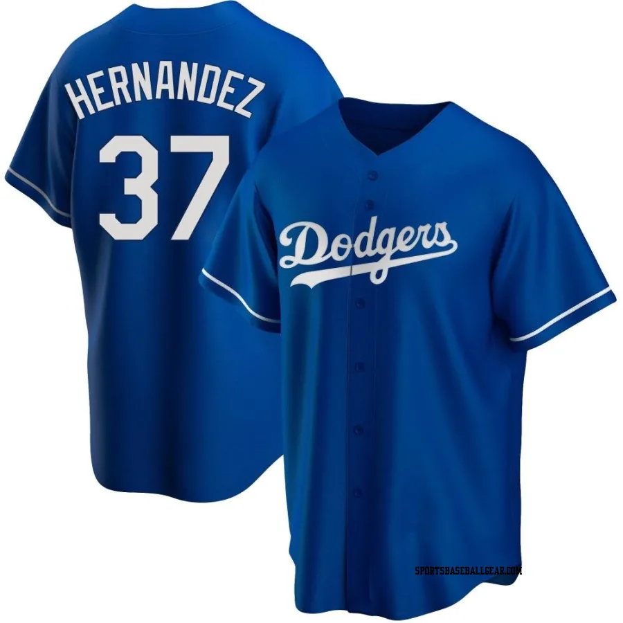 Teoscar Hernandez Youth Los Angeles Dodgers Royal Replica Alternate Jersey