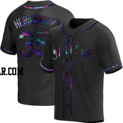 Teoscar Hernandez Youth Seattle Mariners Black Holographic Replica Alternate Jersey