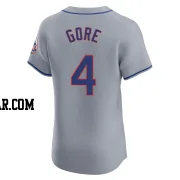 Terrance Gore Men's New York Mets Gray Elite Road Jersey