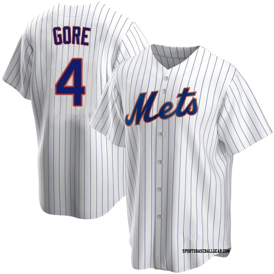 Terrance Gore Men's New York Mets White Replica Home Jersey