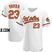 Terrin Vavra Men's Baltimore Orioles White Authentic Home Jersey