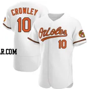 Terry Crowley Men's Baltimore Orioles White Authentic Home Jersey