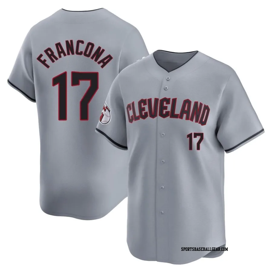 Terry Francona Men's Cleveland Guardians Gray Limited Road Jersey