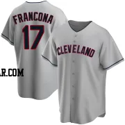 Terry Francona Men's Cleveland Guardians Gray Replica Road Jersey