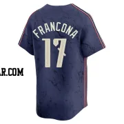 Terry Francona Men's Cleveland Guardians Navy Limited 2024 City Connect Jersey