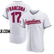 Terry Francona Men's Cleveland Guardians White Authentic Home Jersey