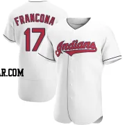 Terry Francona Men's Cleveland Guardians White Authentic Home Jersey