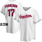 Terry Francona Men's Cleveland Guardians White Replica Home Jersey