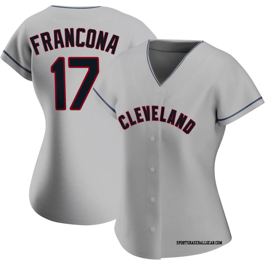 Terry Francona Women's Cleveland Guardians Gray Authentic Road Jersey