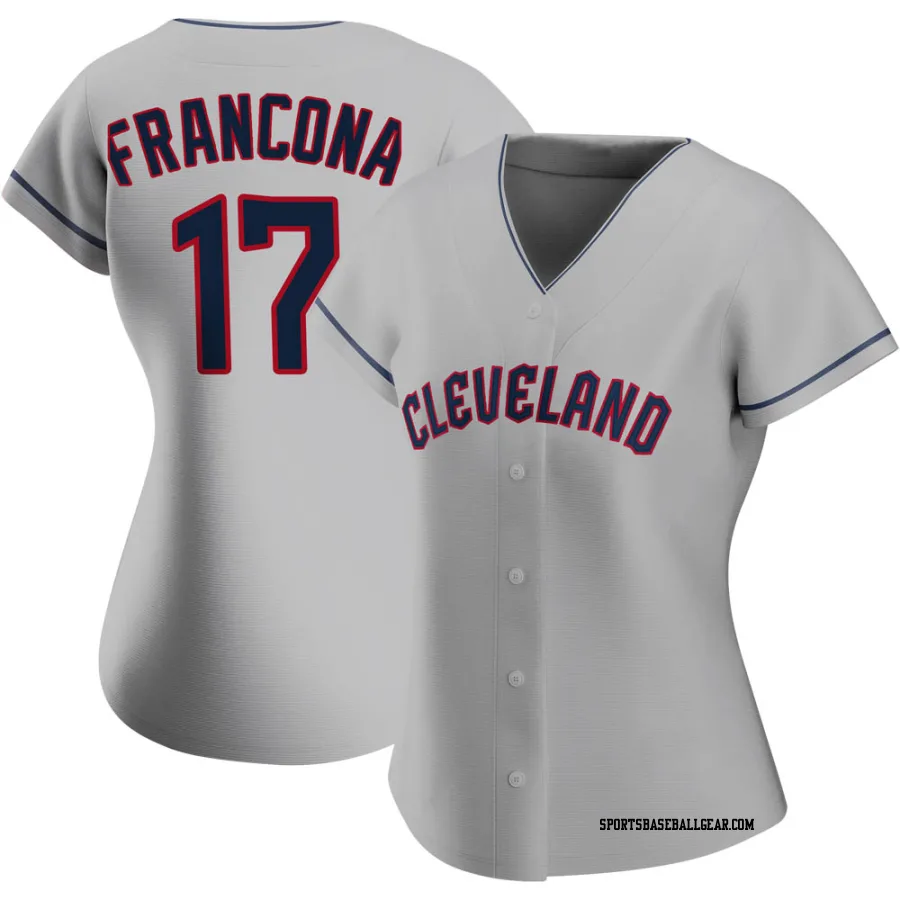 Terry Francona Women's Cleveland Guardians Gray Authentic Road Jersey